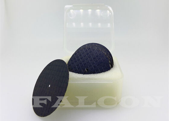 qualità  Black Reinforced Dental Diamond Discs 0.7mm Cut off Grinding Wheel Fabbrica